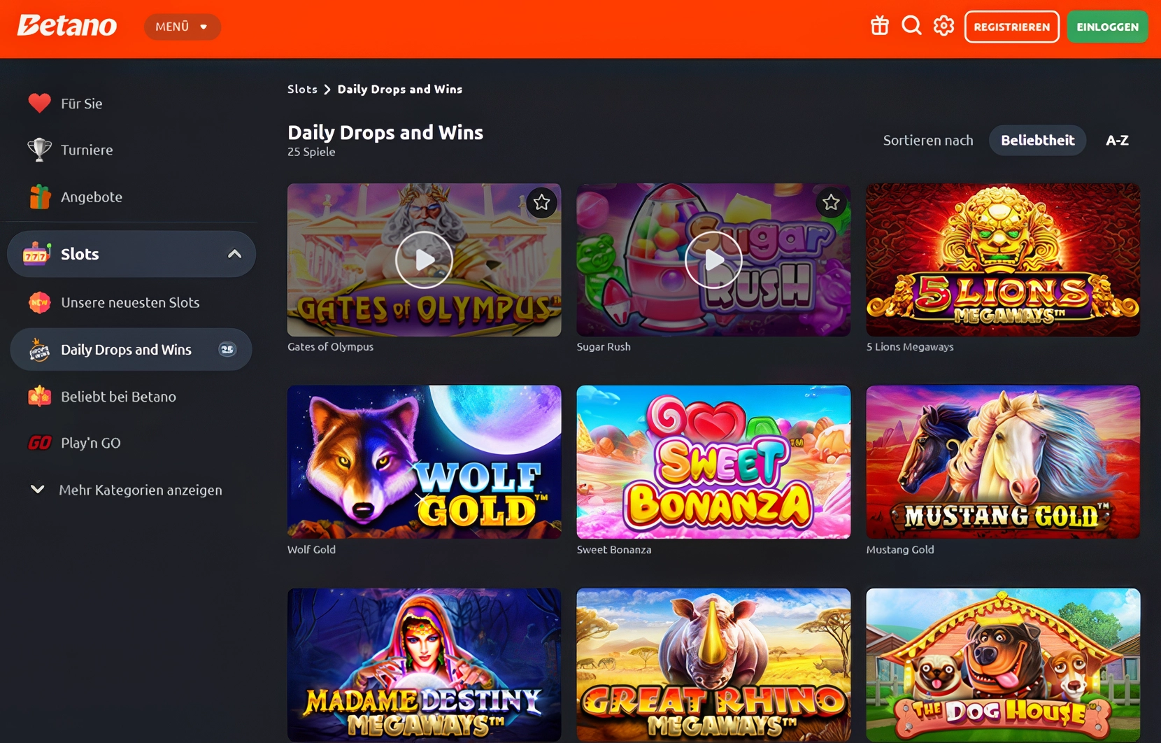 Betano – 400% Willkommensbonus für neue Spieler