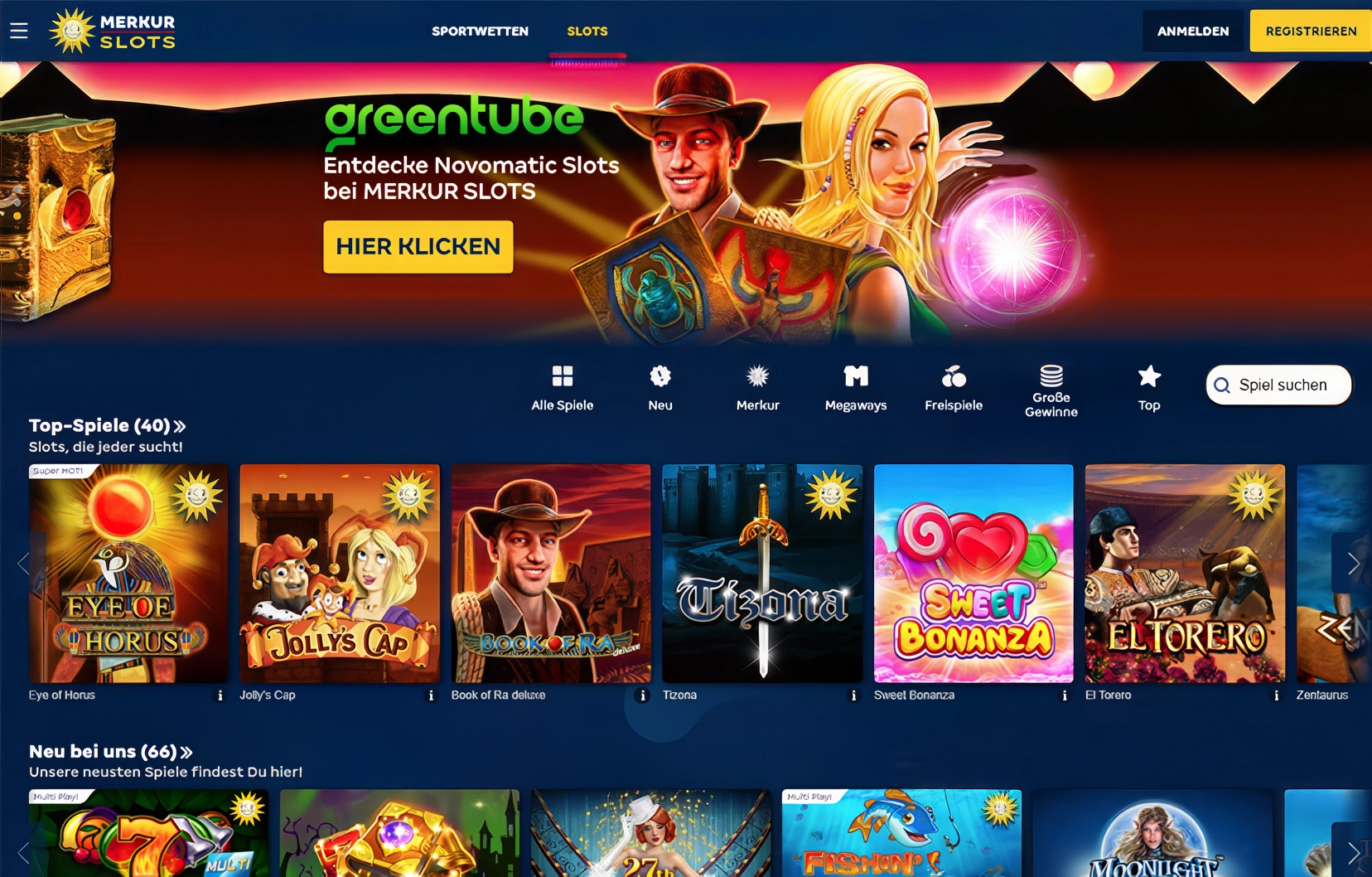 Merkur Slots – Beste Online Slots auch in der App spielen
